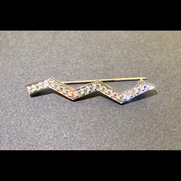 2X “HOST PICK” Extremely Rare Vintage Paloma Picasso Lightening Bolt Pin - Picture 2 of 3